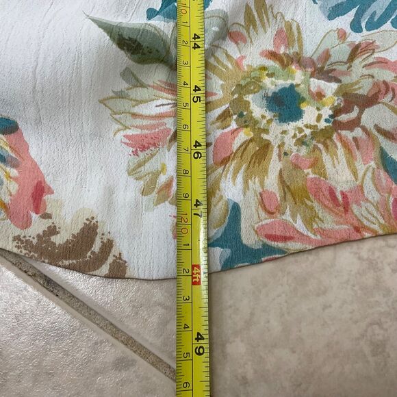 Vintage 1990s Jasmine Maxi Dress By KVM Womens size M Floral flutter cap sleeves - Picture 6 of 7